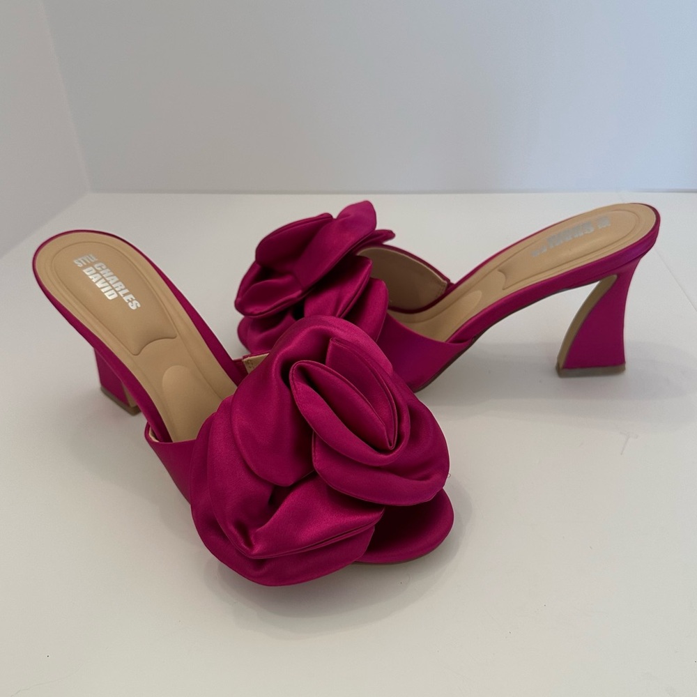 KIMCHI DRESS  MULES David Charles Pink Sz8.5